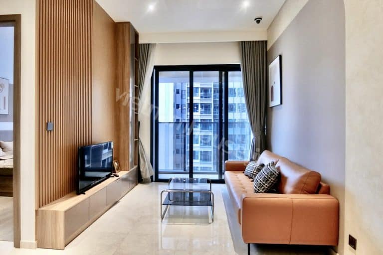 Cho thuê 2PN The Marq tầng trung – Yên tĩnh, thoáng mát