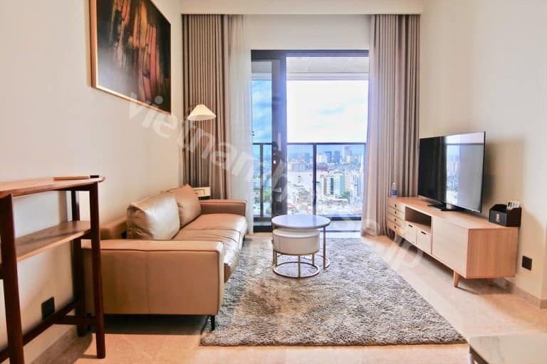 Căn hộ The Marq 2PN tầng cao – Thiết kế đẳng cấp, nội thất đầy đủ