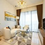 Cho thuê 2PN The Marq – Nội thất cao cấp, tông màu hiện đại