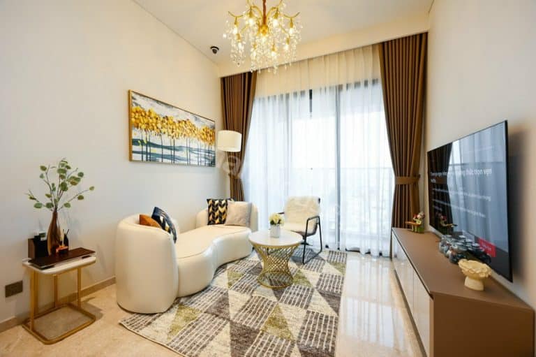 Cho thuê 2PN The Marq – Nội thất cao cấp, tông màu hiện đại