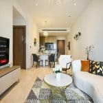 Cho thuê 2PN The Marq – Nội thất cao cấp, tông màu hiện đại