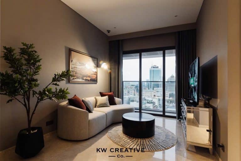 Cho thuê căn hộ The Marq 3 phòng ngủ – View city, tầng trung, nhà đẹp