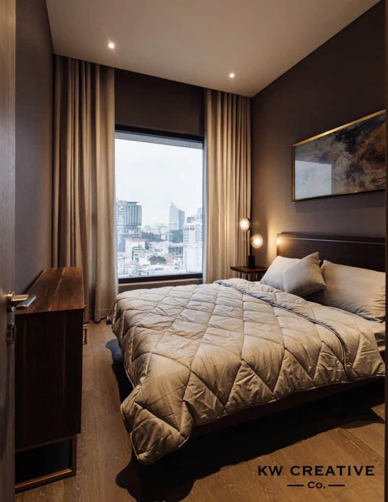 Cho thuê căn hộ The Marq 3 phòng ngủ – View city, tầng trung, nhà đẹp