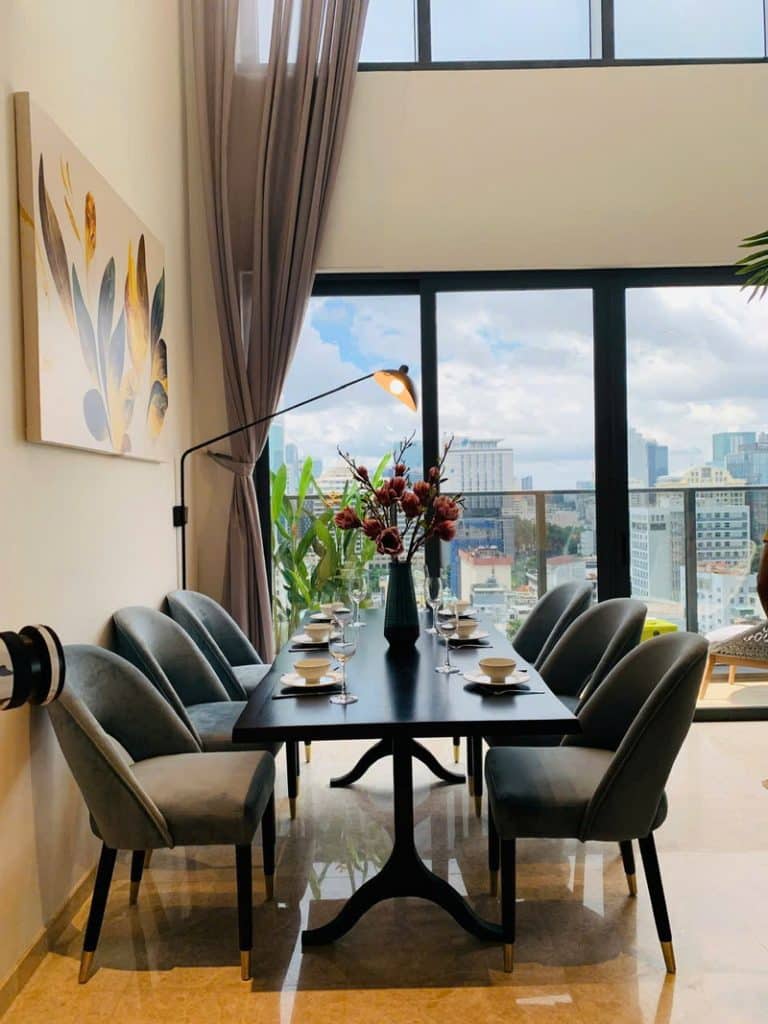 Cho thuê Duplex The Marq 4 phòng ngủ – Giá tốt, nội thất sang, view đẹp